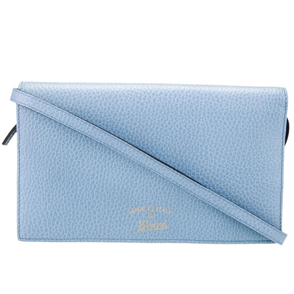 Gucci Dollar Calfskin Mini Swing WOC Wallet On Chain Crossbody Bag Purse